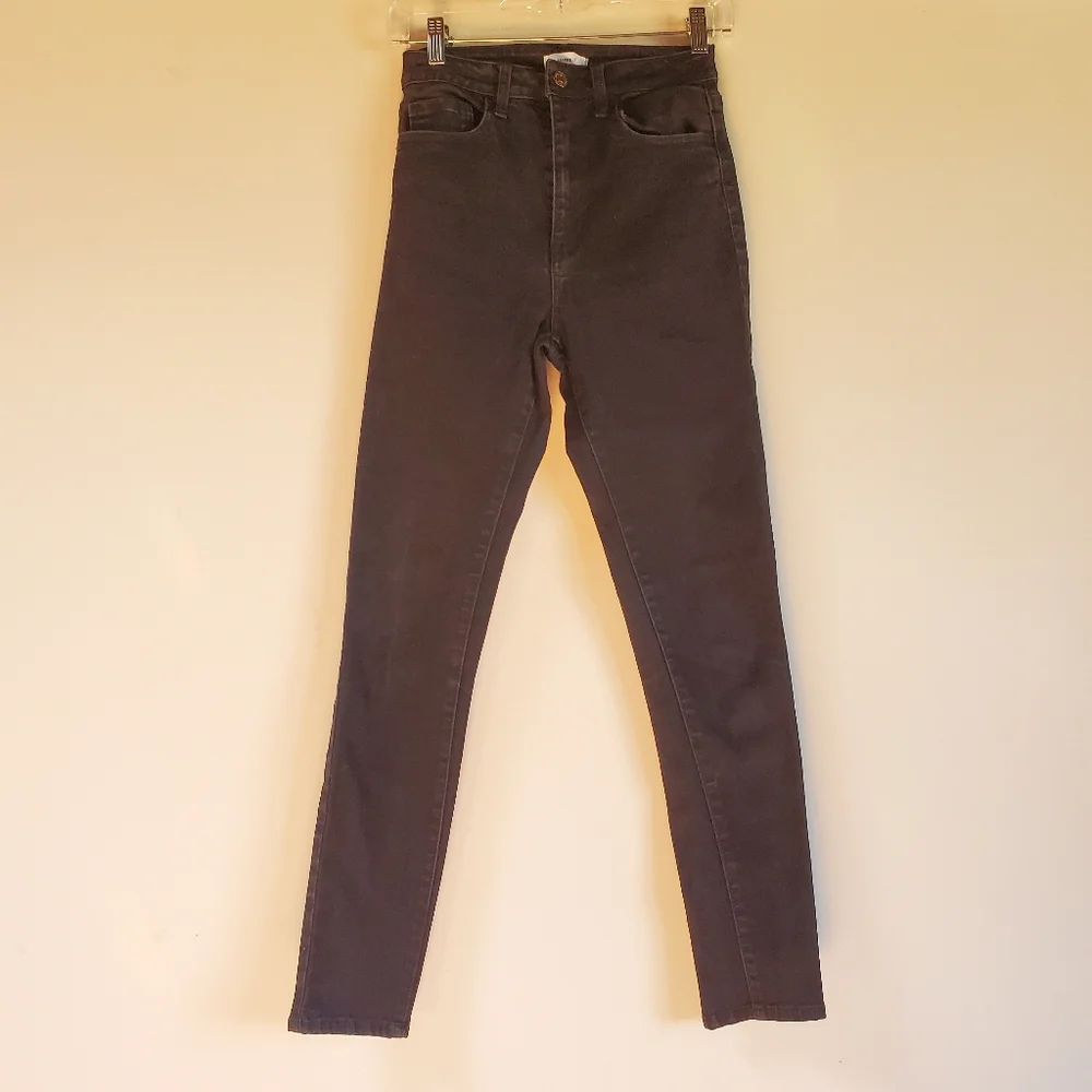 EUC Forever 21 Black Skinny Stretch Jeans Size 25 - Picture 5 of 5